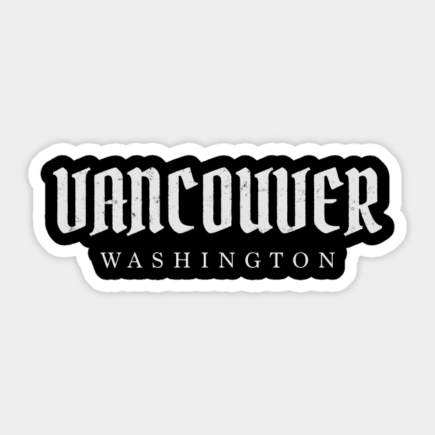 Vancouver, Washington Sticker by pxdg